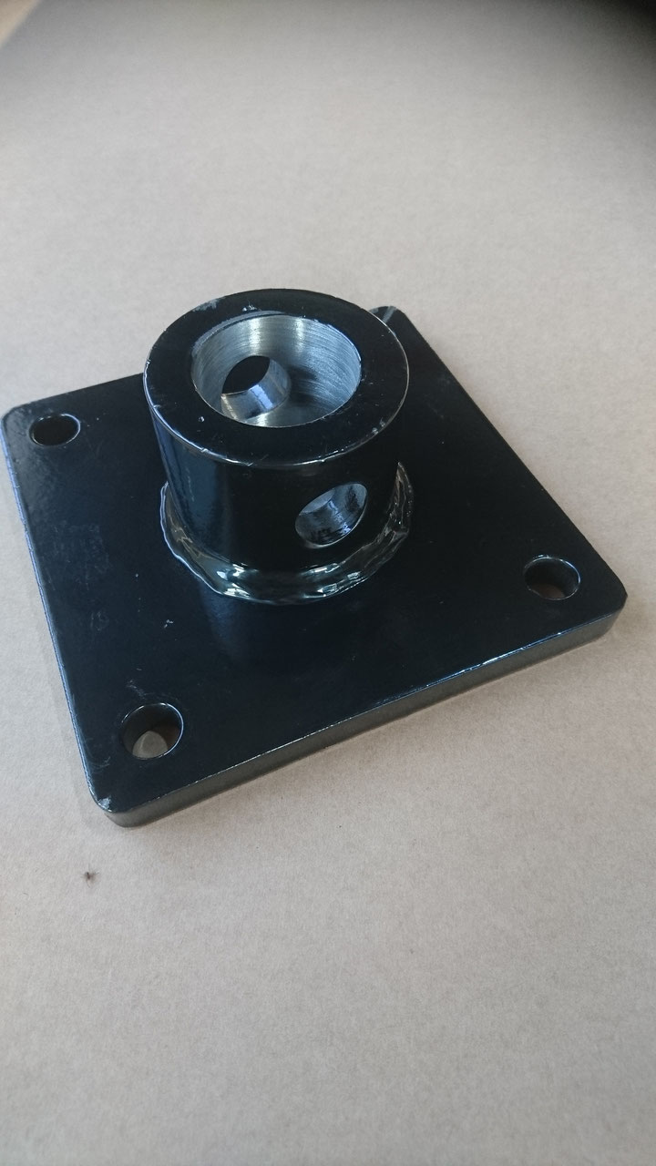 Rotatoraufnahme mit Platte 140x140 mm