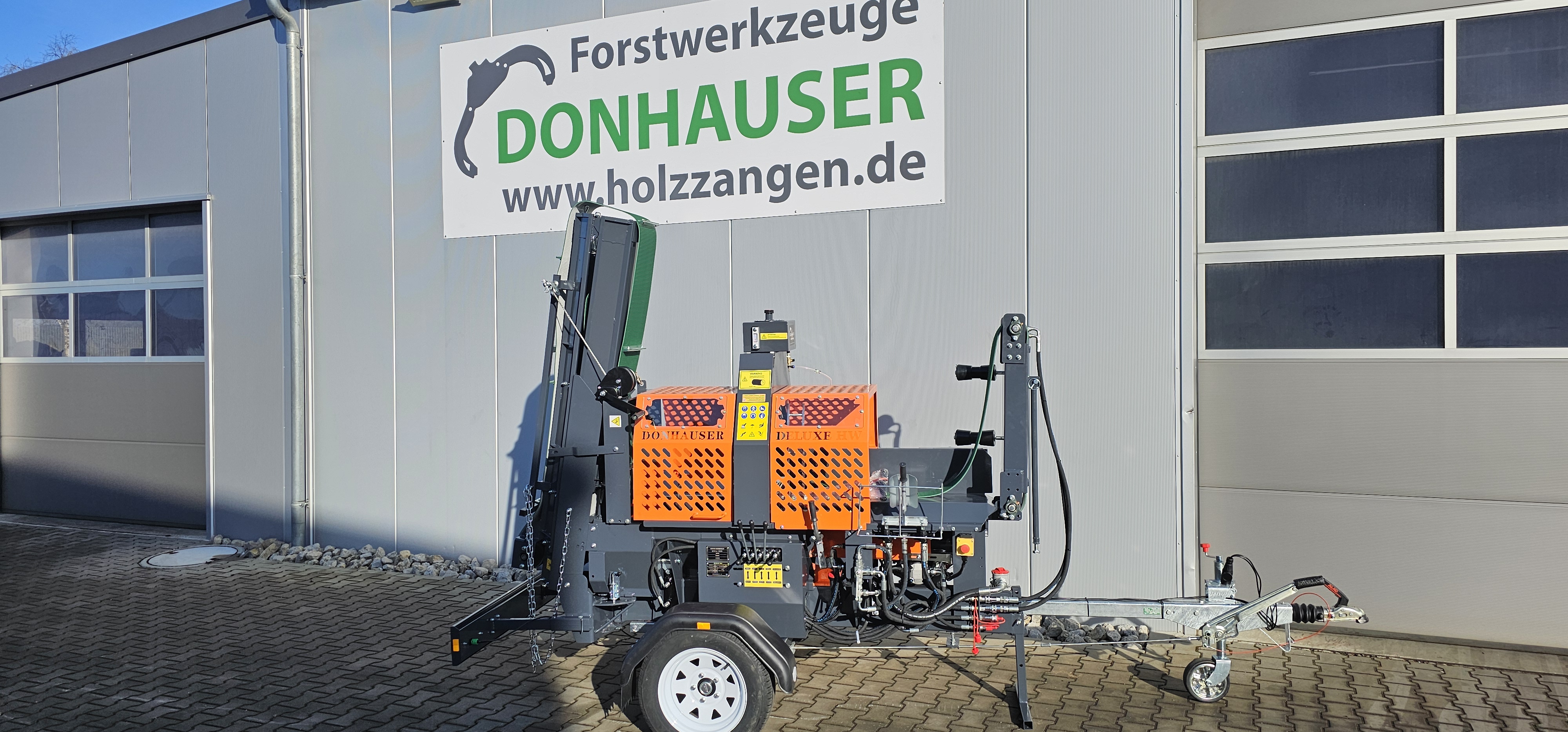 RM7-12 TGA 480 Deluxe HW Benzin-Sägespaltautomat Holzspalter *Mit Straßenzulassung* 