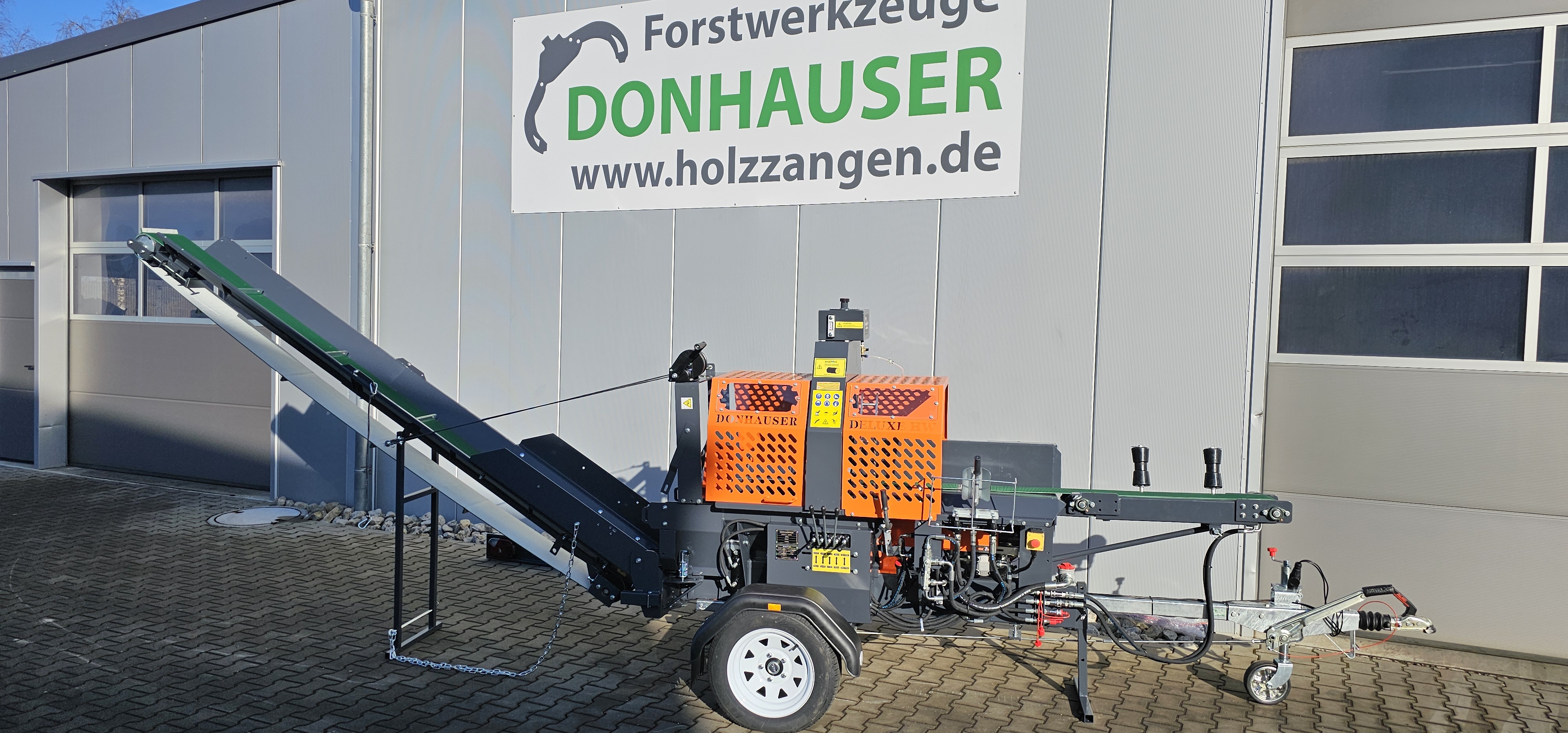 RM7-12 TGA 480 Deluxe HW Benzin-Sägespaltautomat Holzspalter *Mit Straßenzulassung* 