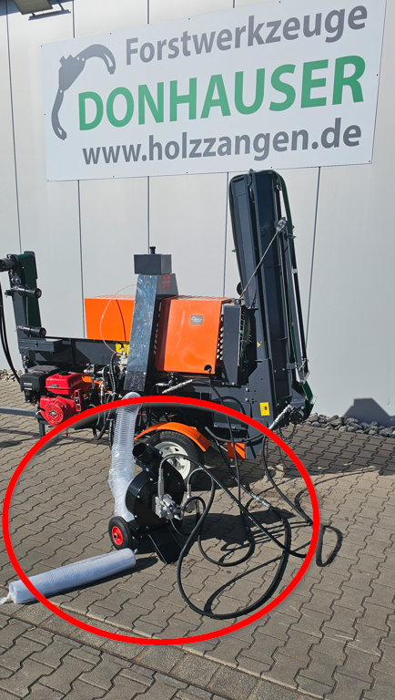 Mobiler Absauger für holzverarbeitende Maschinen - Hydraulisch