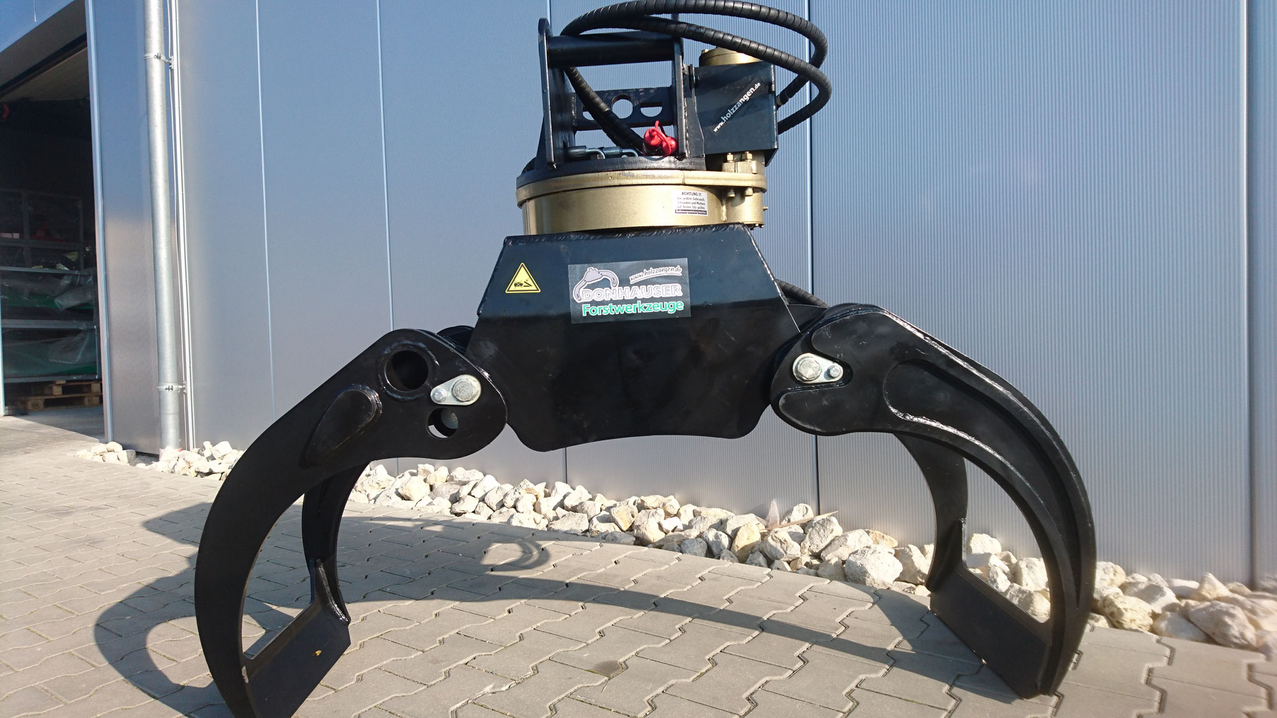 OG24 hydr. Bagger-Verladezange mit Drehkranz und MS08