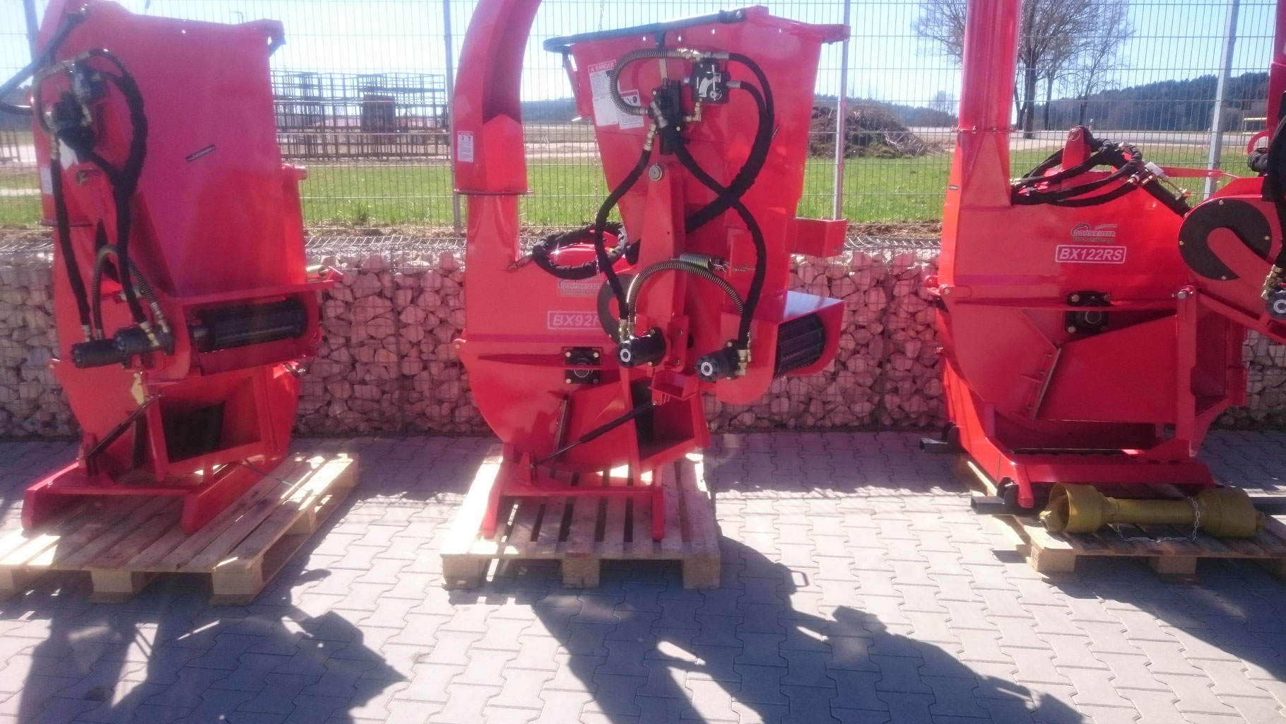 Holzhäcksler mit Zapfwelle BX92RS