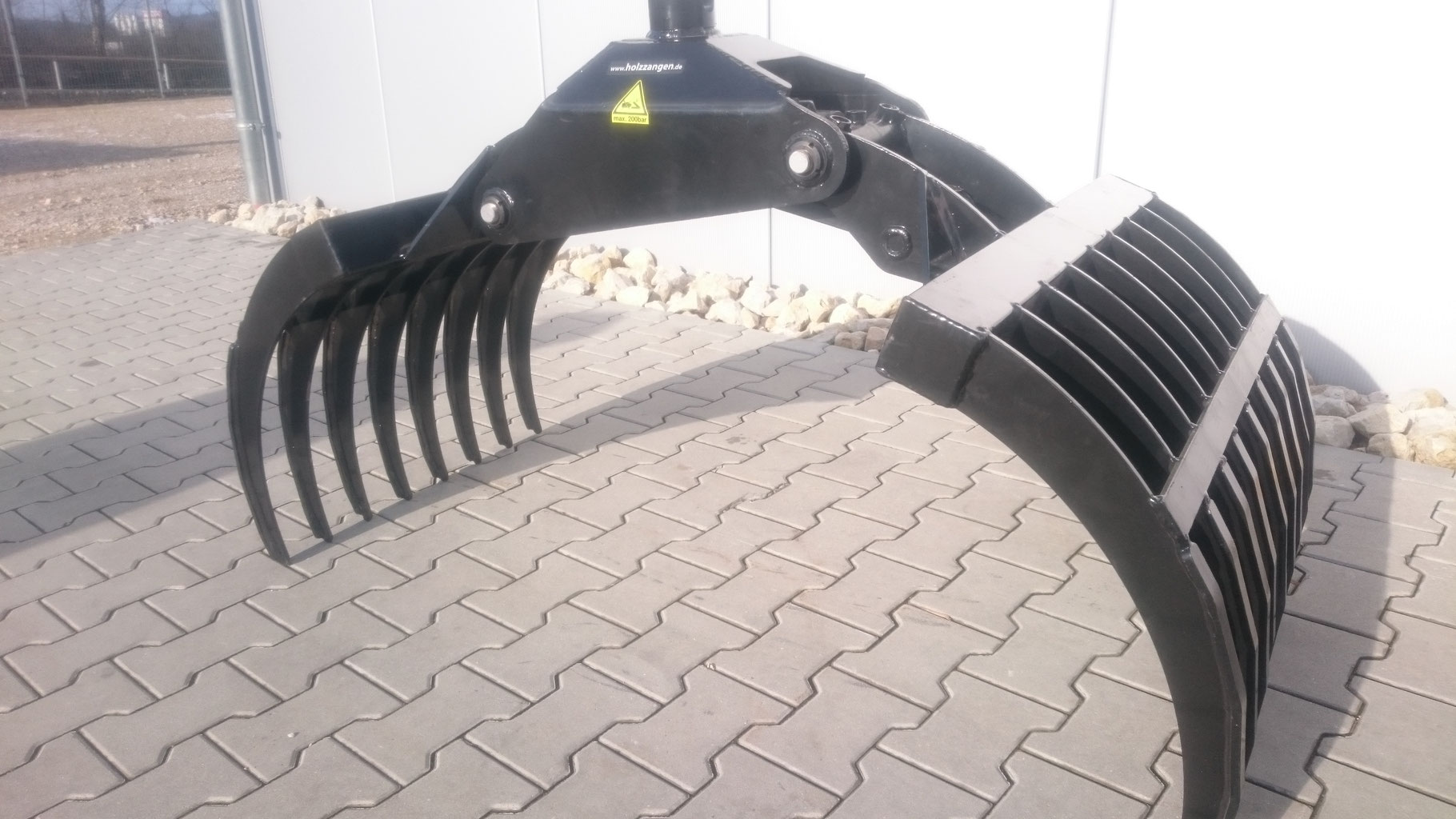HLG157 hydraulischer Scheitholzgreifer, Leichtgutzange