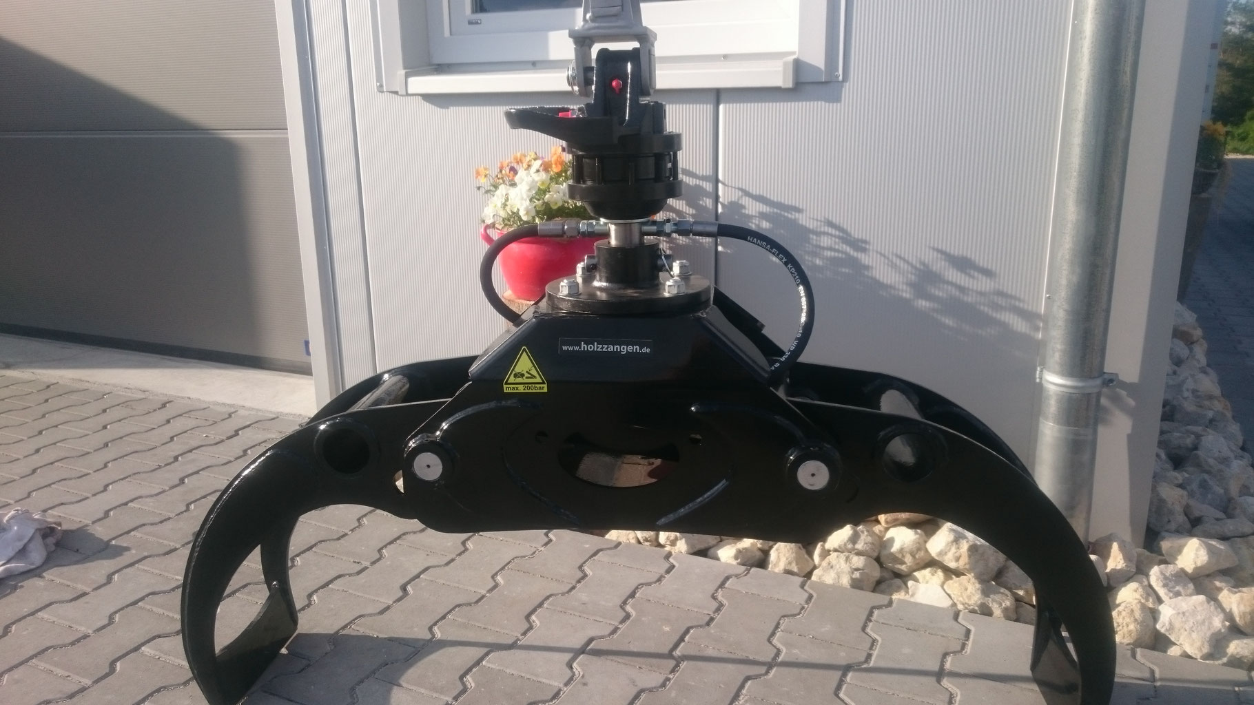 OG120 Weldox hydr. Verladezangenset
